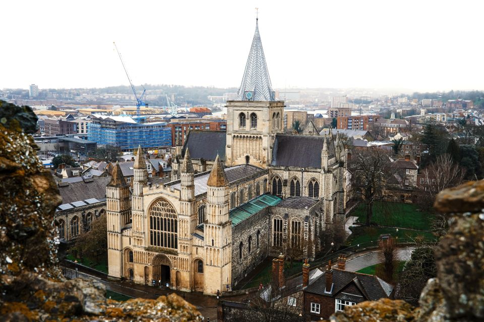 From London: Rochester, Dover Castle & White Cliffs Tour - Rochester Castle