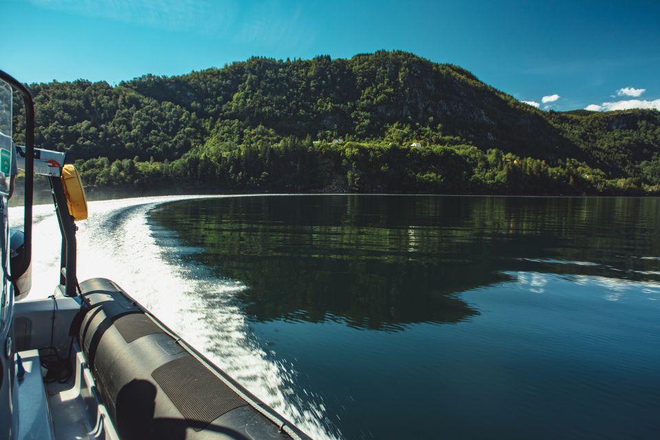 From Norheimsund: Hardangerfjord & Fyksesund RIB Fjord Tour - Admire Steep Mountainsides and Waterfalls