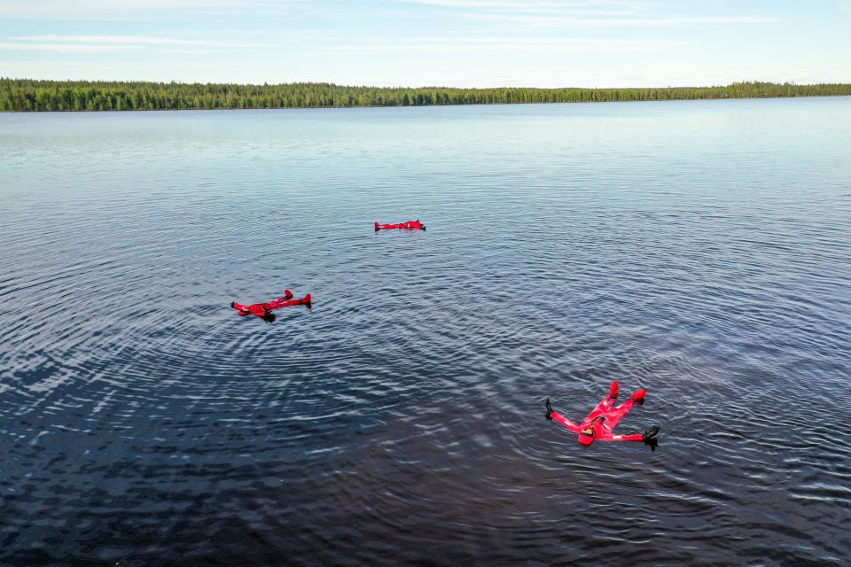 From Rovaniemi: Midnight Sun Forest Lake Float - Inclusions