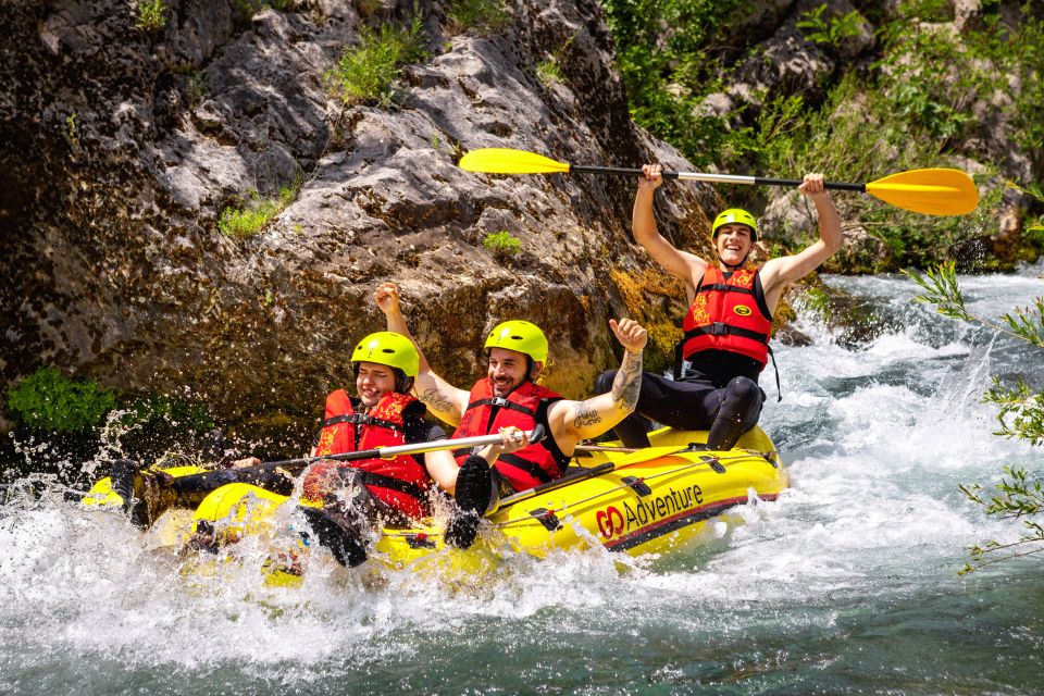 From Split/Šestanovac: Cetina River Whitewater Rafting Tour - Included Amenities