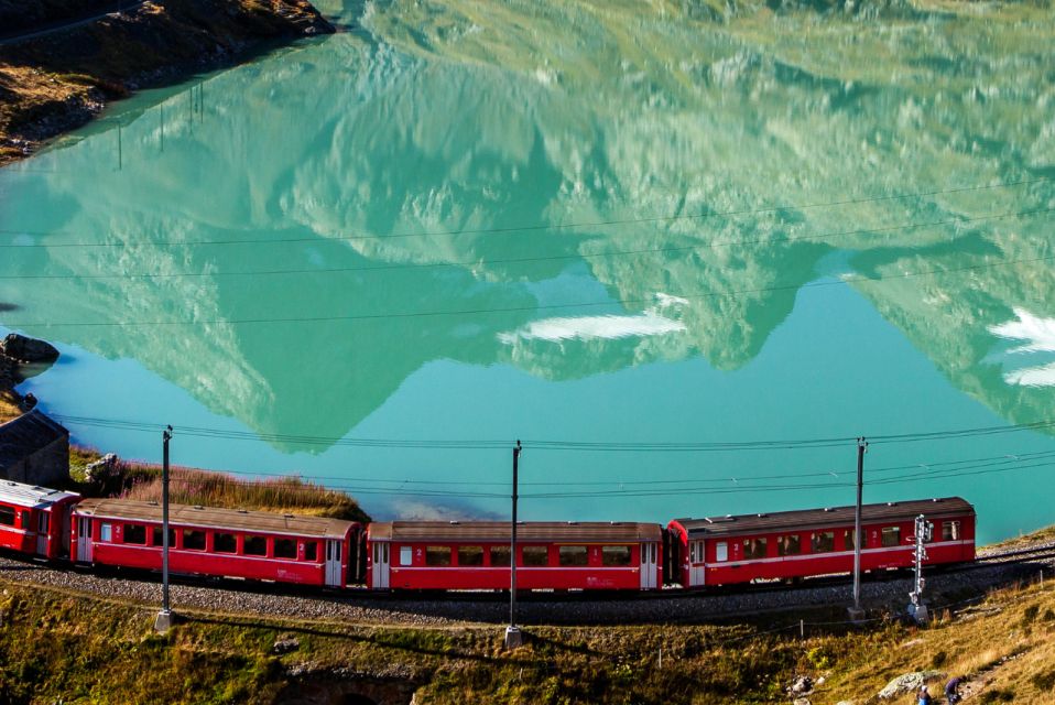 From Tirano: Bernina Train Ticket With Winery Tasting - Exploring St. Moritz Independently