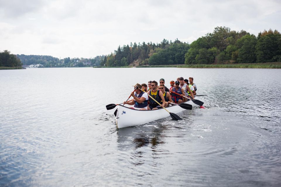 From Vaxholm: Stockholm Archipelago Big Canoe Adventure - Group Size and Requirements