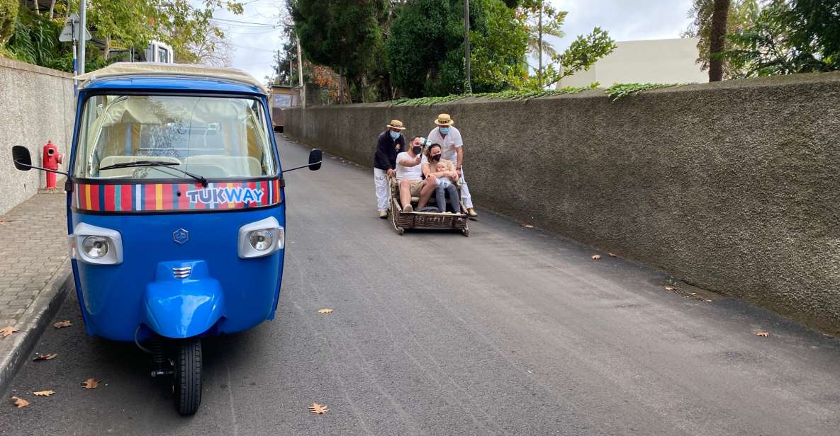 Funchal: Monte Tropical Garden & Toboggan Ride by Tuk Tuk - Monte City