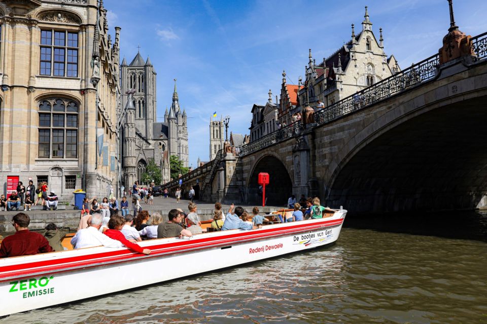 Ghent: Medieval Center Guided Boat Tour - Booking Information