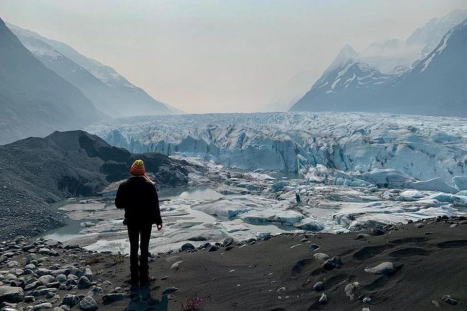 Girdwood: Helicopter Glacier Blue Kayak & Grandview Tour - Spencer Glacier Moraine Hike