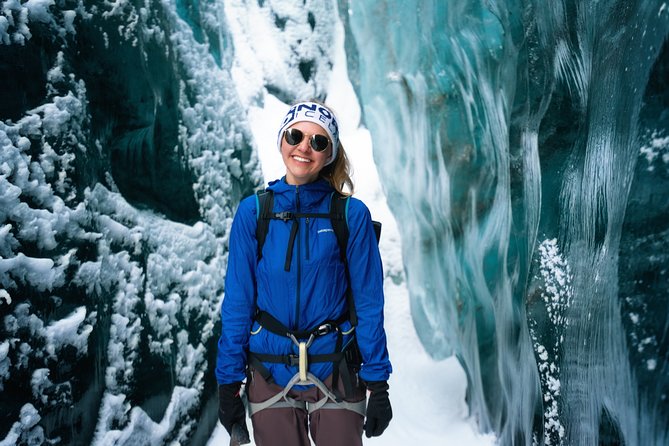 Glacier and Ice Cave Private Photoshoot - 15 Shot Photo Package - Group Size and Age Restrictions