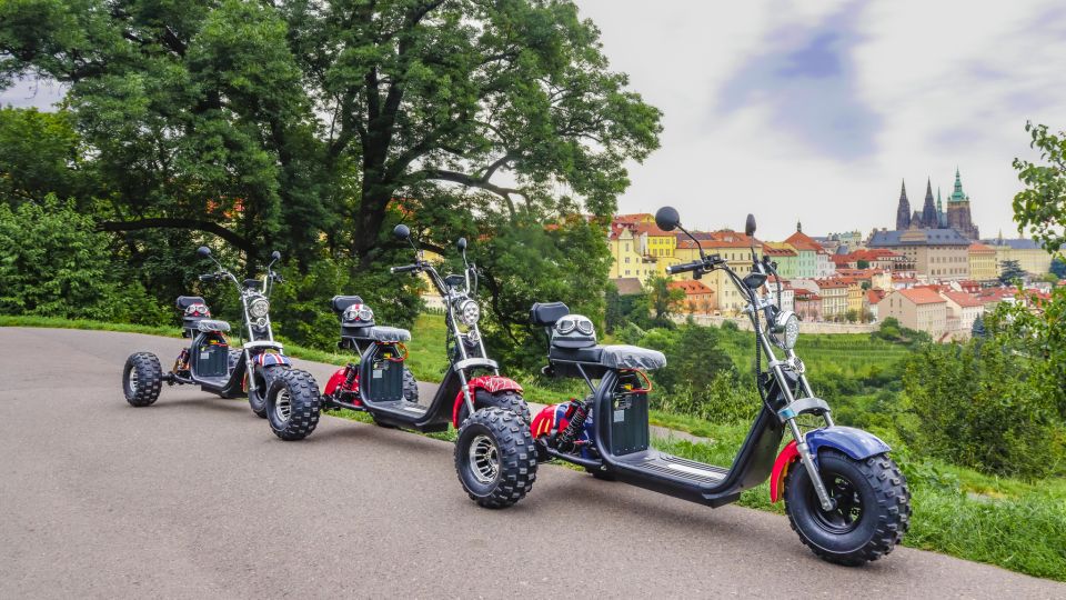 Grand City Tour on Electric Trike in Prague - Live Guided - Inclusions