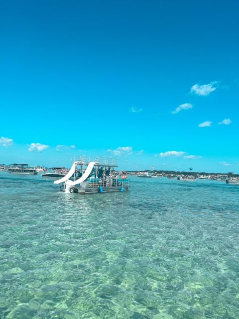 Half Day Double Decker Pontoon Boat Rental- Okaloosa Island - Rental Includes