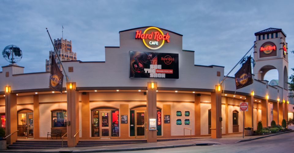 Hard Rock Cafe Meal: Niagara Falls, United States - Electric Rock Menu Details