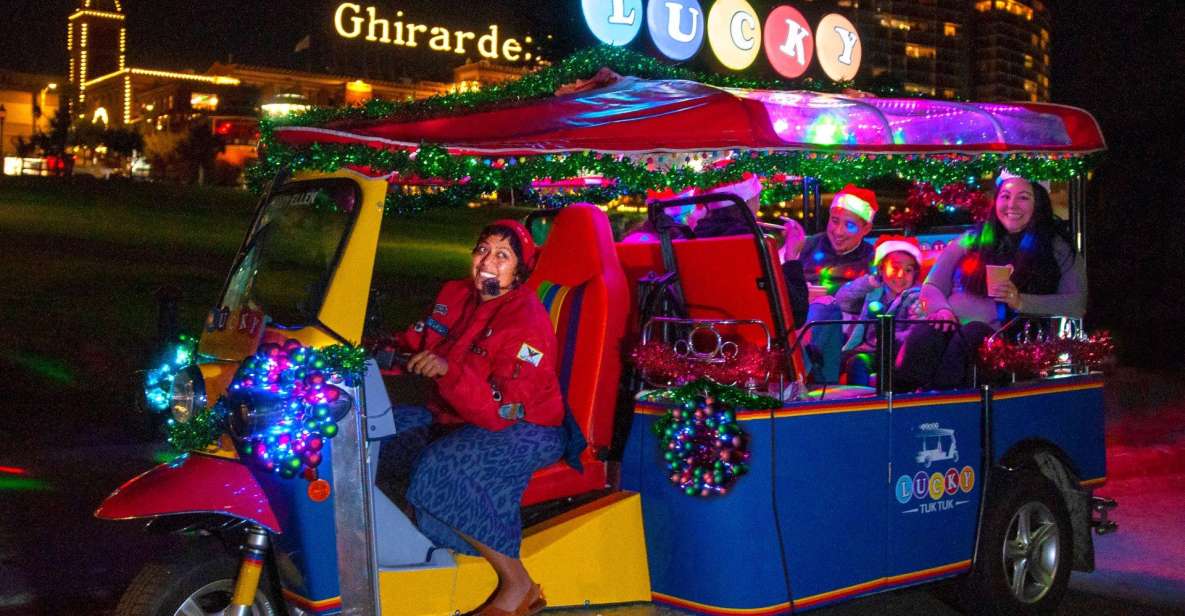 Holiday Lights and Sights Tour on a Tuk-Tuk San Francisco - Iconic San Francisco Sights