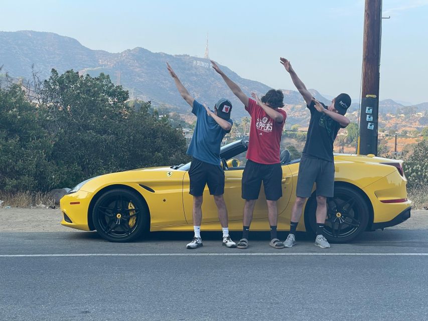 Hollywood Sign 30 Min Ferrari Driving Tour - Inclusions