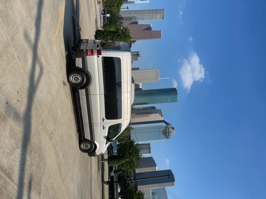 Houston: Astroville Best of Houston Driving City Tour - Transportation and Amenities