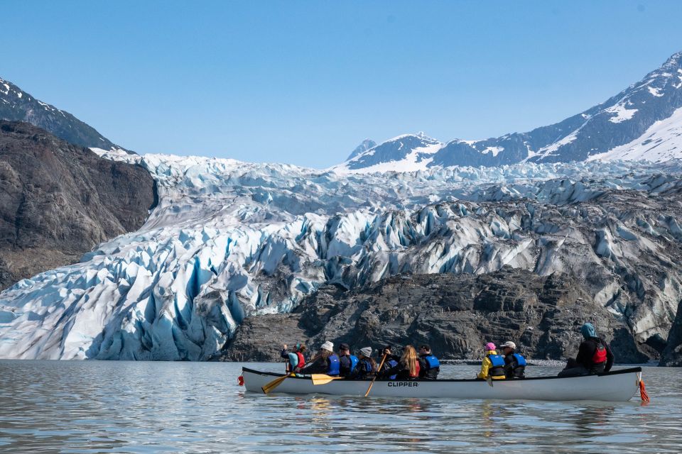 Juneau: Mendenhall Glacier Lake Canoe Day Trip and Hike - Included Amenities and Gear