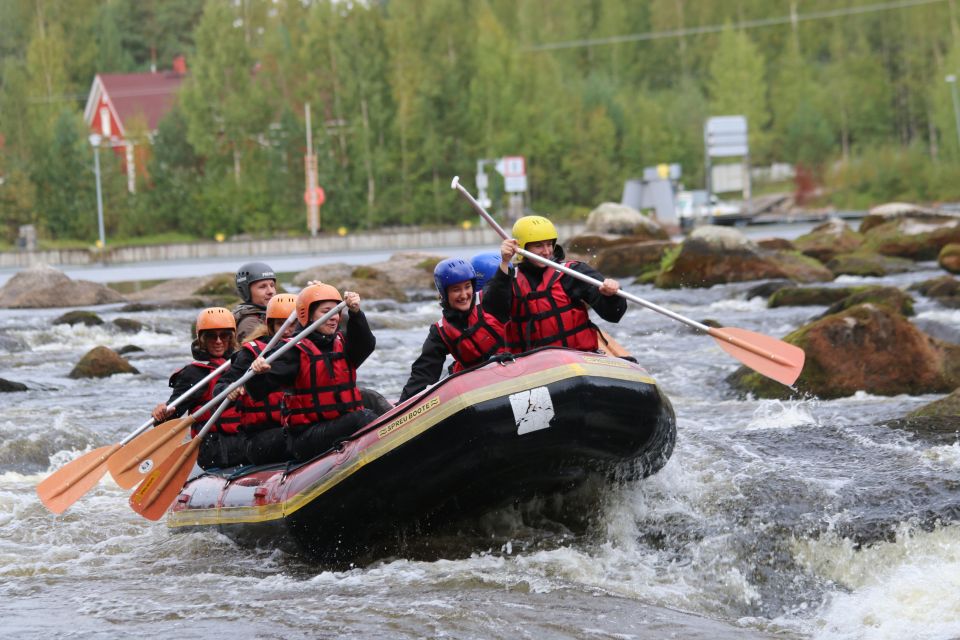 Jyväskylä or Laukaa: Kuusaa River Rafting Tour With Pickup - Booking and Cancellation