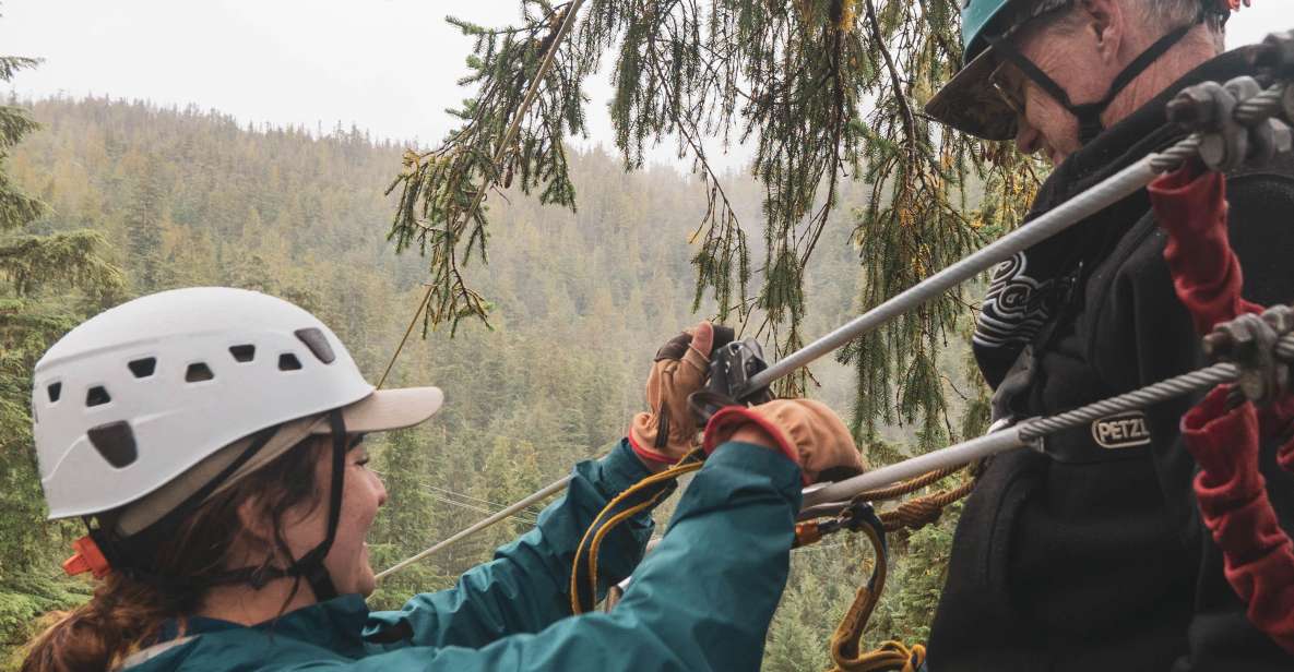 Ketchikan: Rainforest Zipline, Skybridge, & Rappel Adventure - Zip-lining Through the Canopy