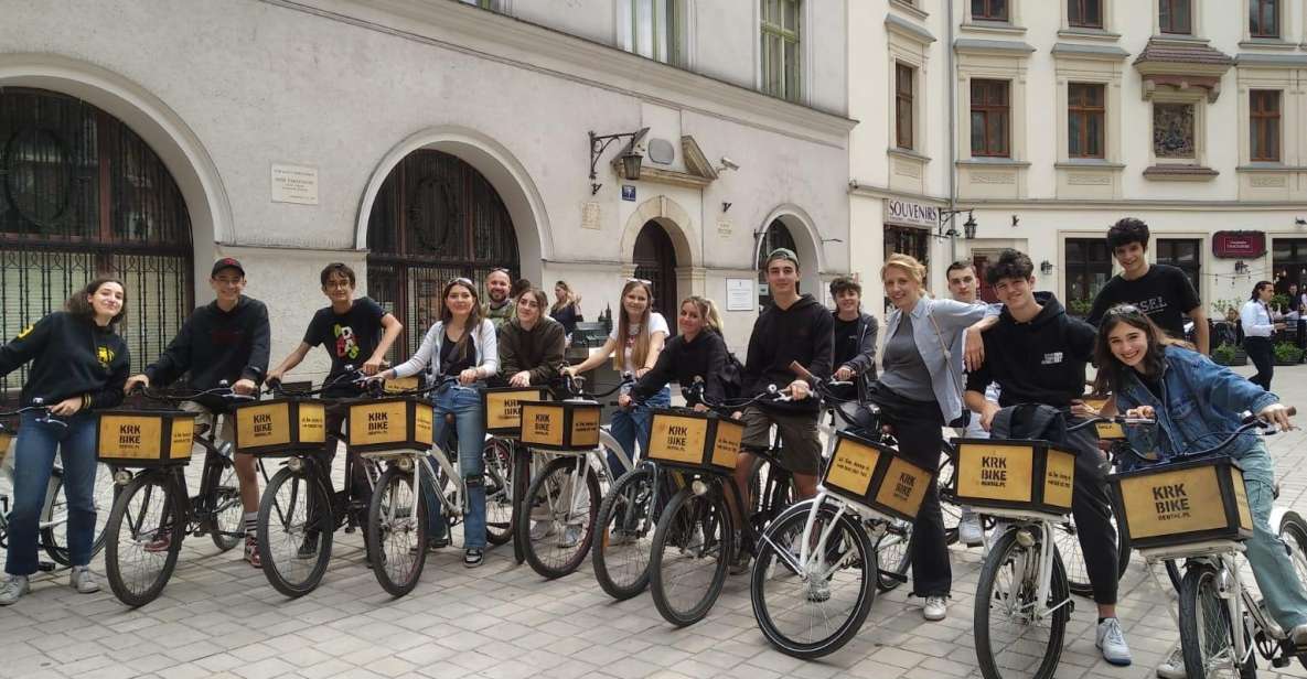 Krakow: 4h Full Tour, Old Town and Jewish Quarter Bike Tour - Guided Tour Details