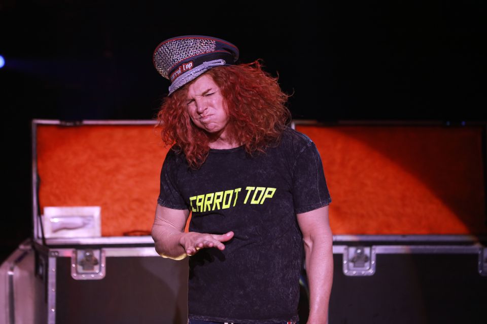 Las Vegas: Carrot Top at Luxor Hotel & Casino - Ticket Inclusions