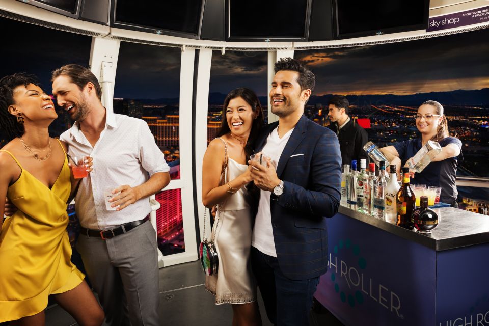 Las Vegas: High Roller Entry Ticket With In-Cabin Open Bar - Location and Hours