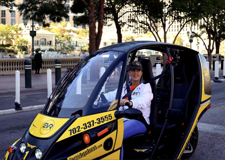 Las Vegas: Self-Drive Strip Tour in an Electric EVR Car - Highlights and Attractions