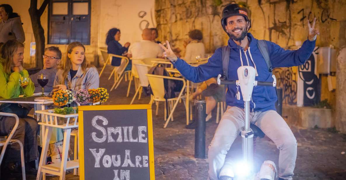 Lisbon: Old Town Sitway Night Riders Tour - Experience Highlights