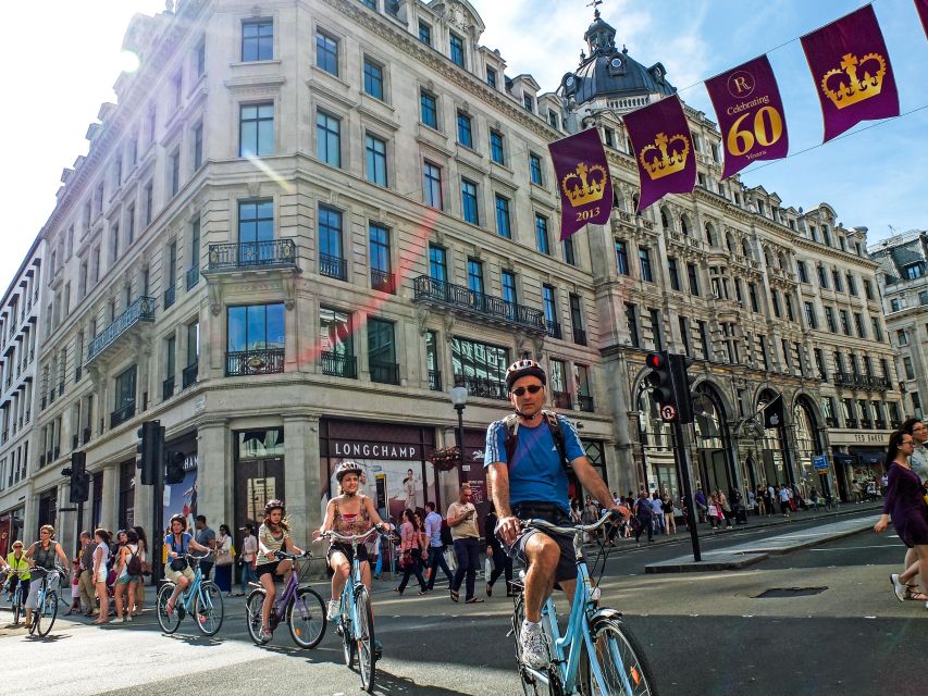 London: Guided Bike Tour of Central London - Detailed Itinerary