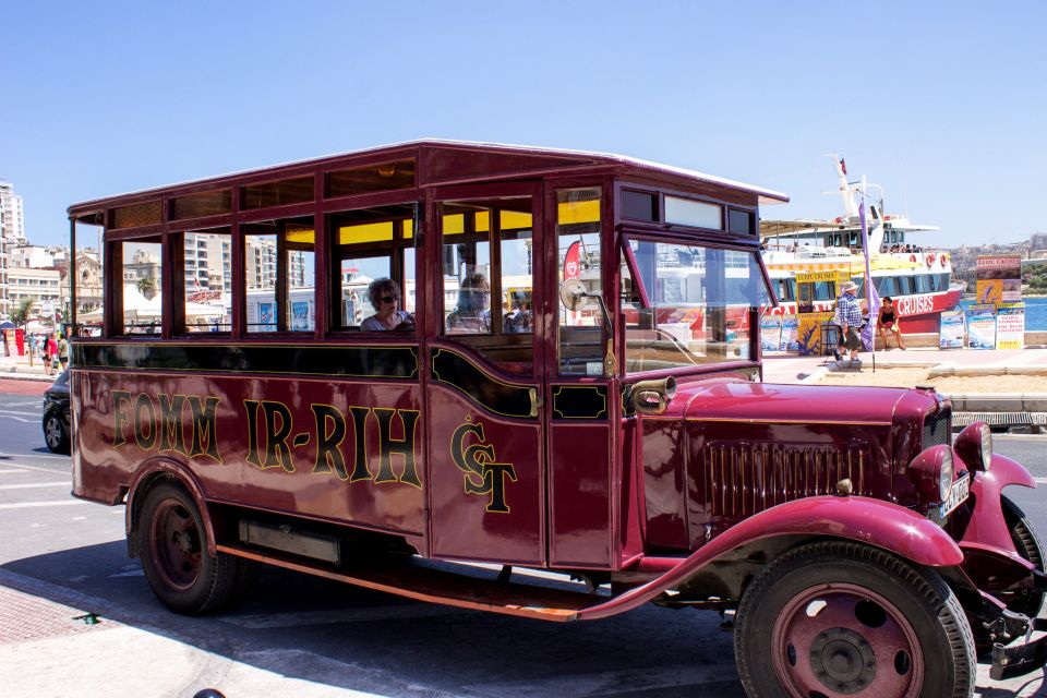 Malta: Vintage Bus Ride Through the Three Cities - Vintage Bus Experience