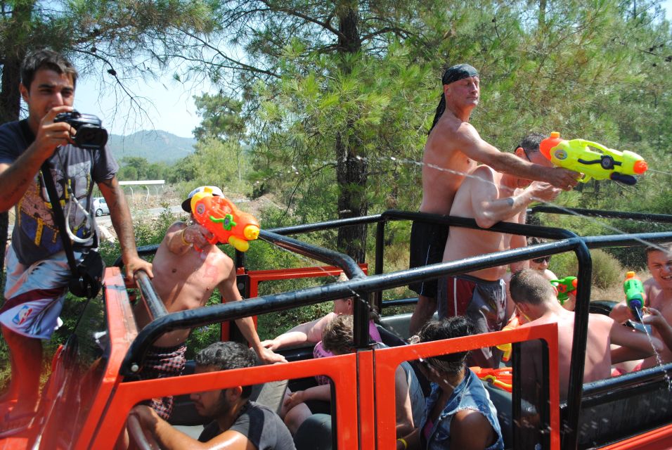 Marmaris Jeep Safari Water Fight, Colour and Foam Party - Turgut Waterfalls Swim