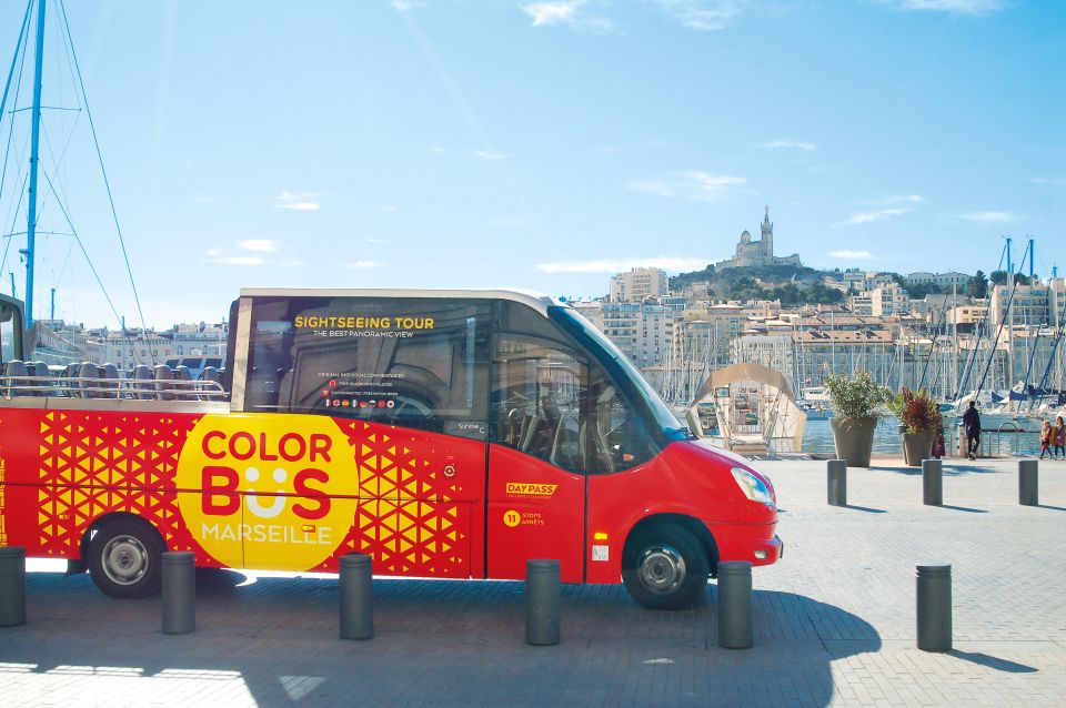 Marseille: Hop-On Hop-Off Bus Tour & Panier Walking Tour - Blue Circuit Highlights