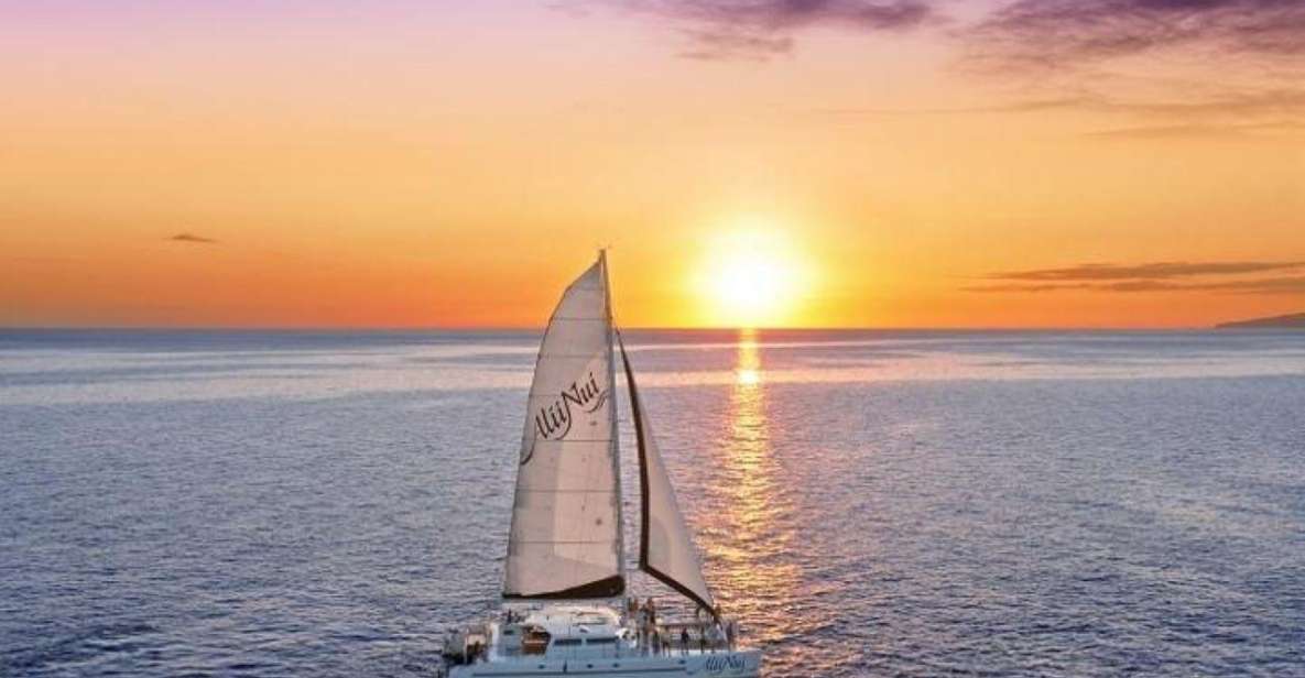 Maui: Luxury Alii Nui Catamaran Royal Sunset Dinner Sail - Premium Open Bar