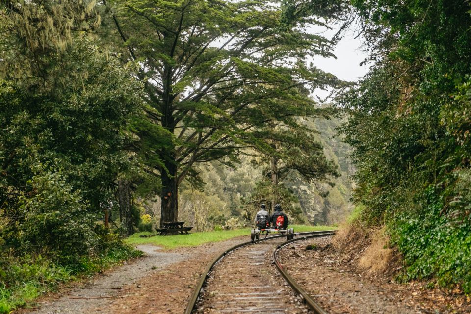 Mendocino County: Pudding Creek Railbikes - Historic Trail Riding