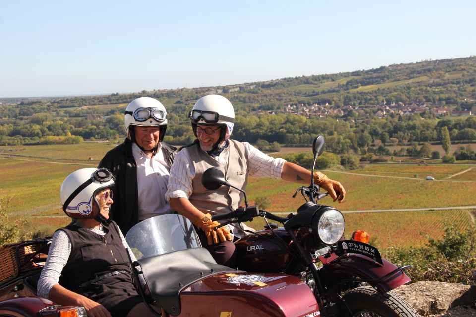 Meursault: Vineyard Tour on Motorbike With Sidecar - Route Through Burgundy