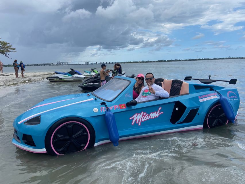 Miami: 1-hour Jetcar Rental - Luxury Mansions and Restaurants