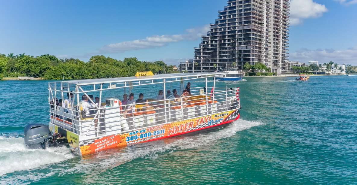 Miami: Hop-on Hop-off Boat Cruise - Inclusions and Amenities