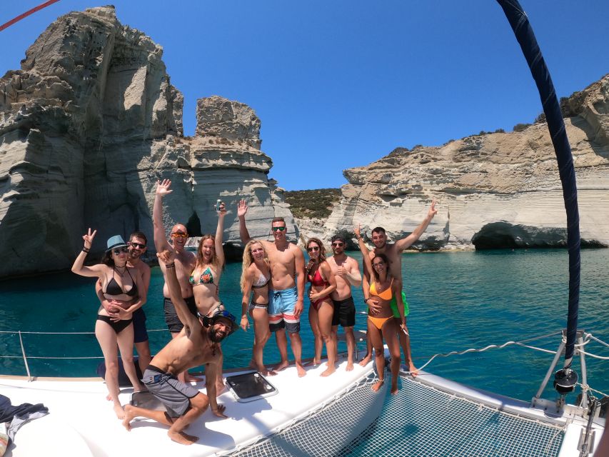 Milos: Full-Day Catamaran Cruise With Paddle Board - Activities and Amenities