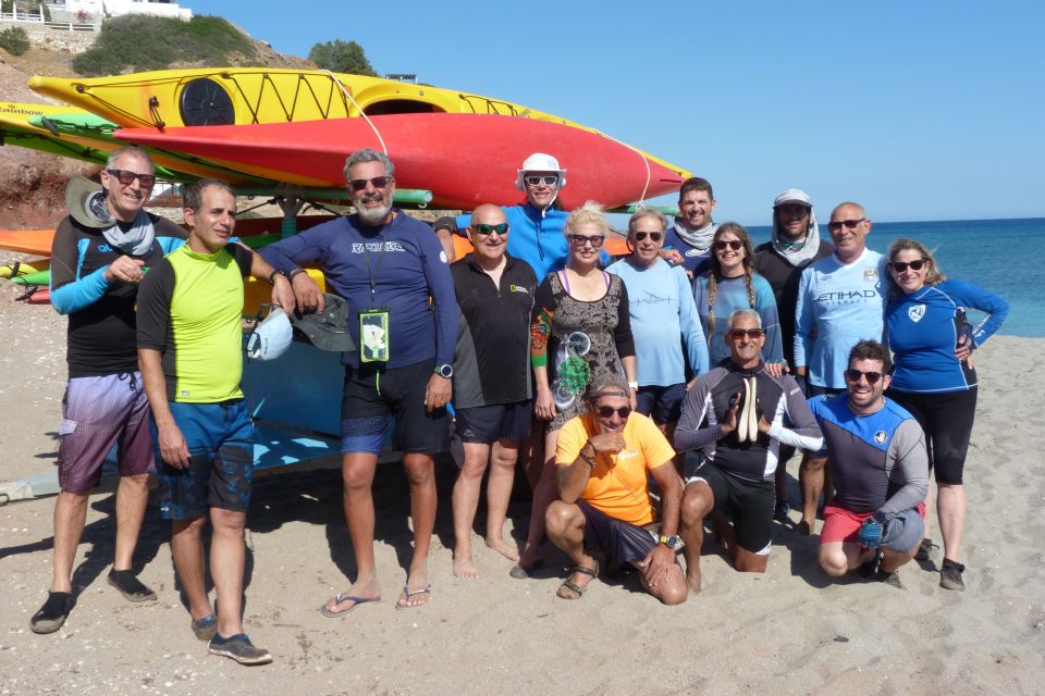 Milos: Guided Kayaking Trip With Snorkelling & Lunch - Kayaking Equipment