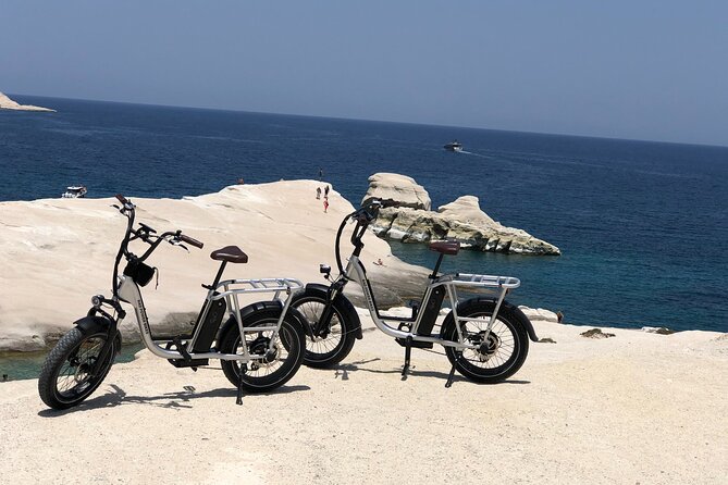 Milos Island E-Bike Ride - Visiting the Adamas Waterfront