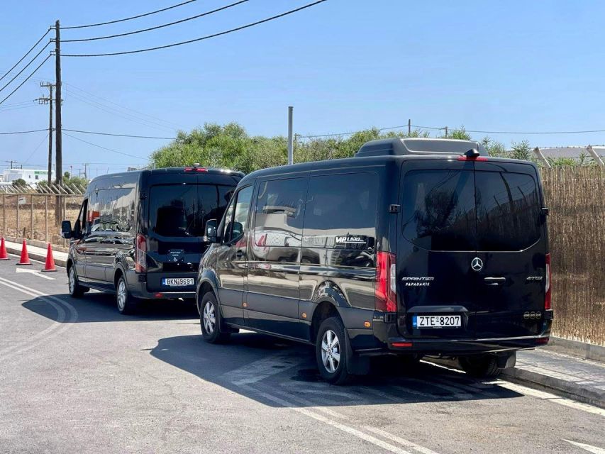 Mykonos: Airport Private Transfer in Luxury VAN - Personalized Experience