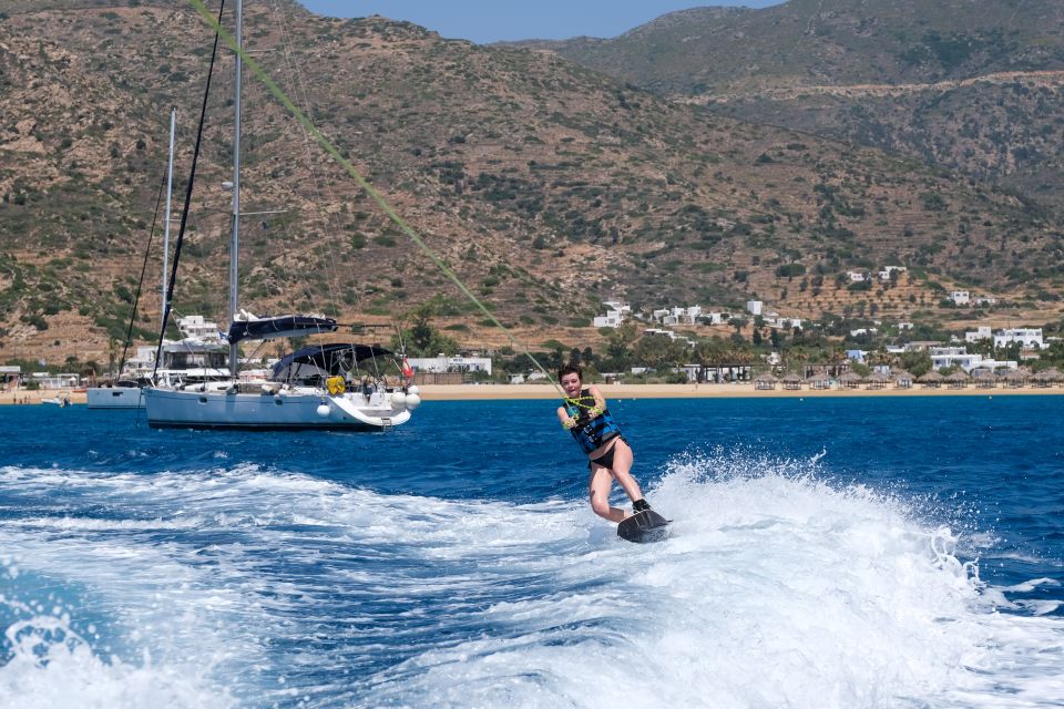 Mylopotas: Private Mastercraft X Boat Ride With Wakeboarding - Experience Highlights