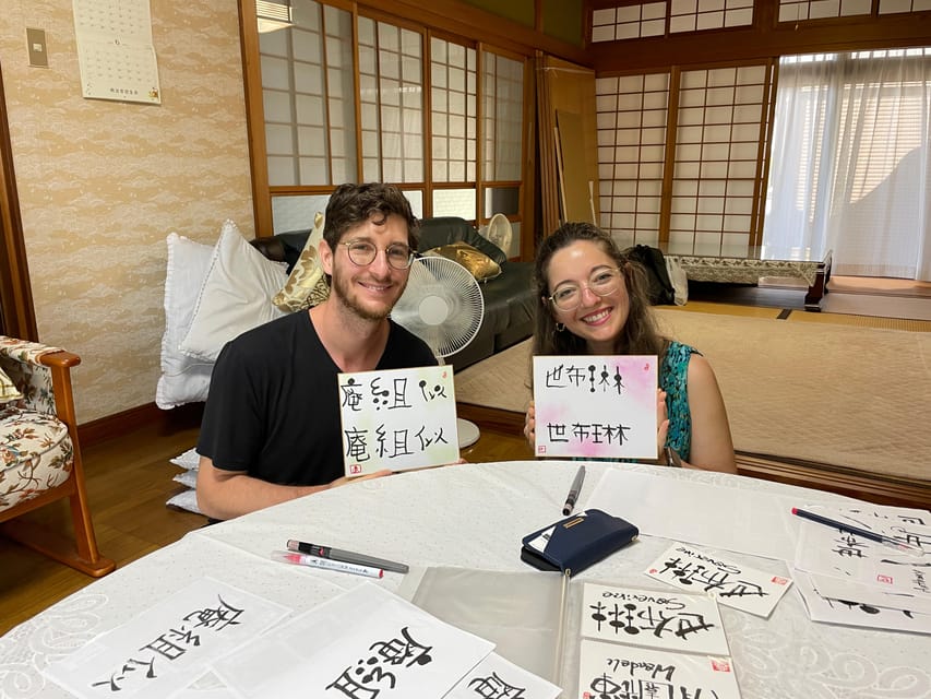 Nara: Onore-Sho Calligraphy Experience - Writing Styles