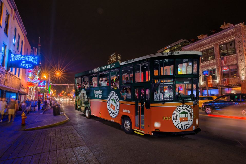 Nashville: Music City Nighttime Trolley Tour - Transportation and Accessibility