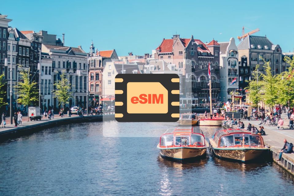 Netherlands: Europe Esim Mobile Data Plan - European Country Coverage