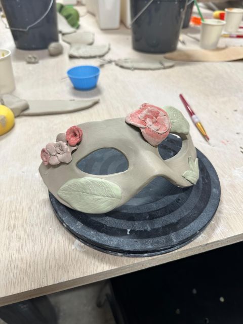 New Orleans: Ceramic Mardi Gras Mask Workshop - Creative Experience