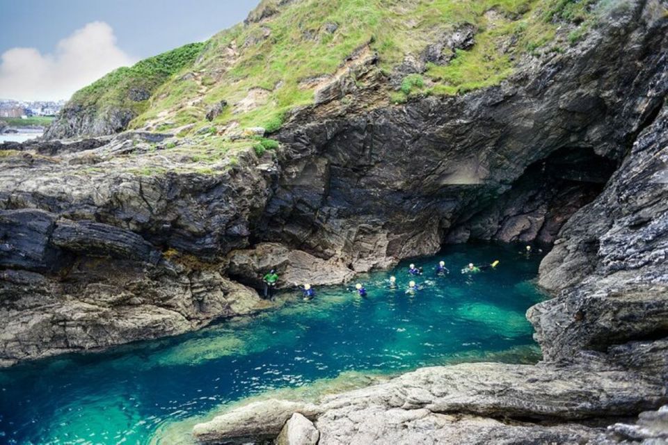 Newquay: Coasteering - Navigating Jumps and Traverses