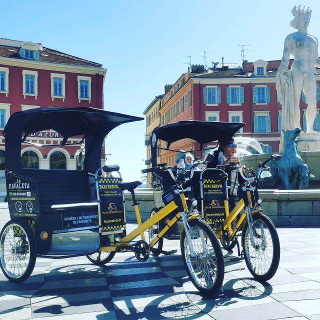 Nice: City Tour in Electric Taxi Bike With Local Guide - Tour Route