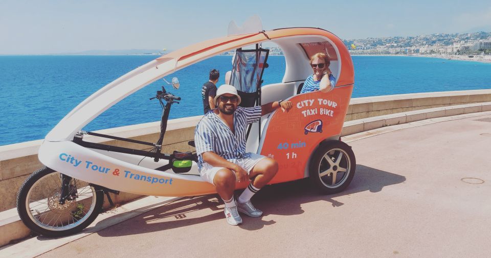 Nice: Guided Tour by Electric-Assisted Velotaxi. - Highlights of the Tour