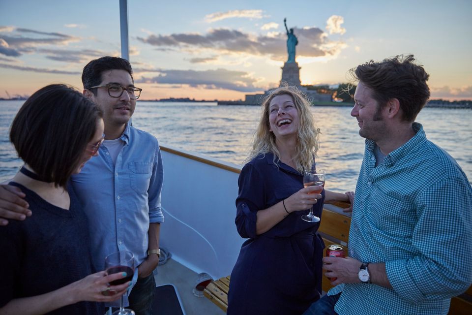 Nyc: Sunset Cruise on a Small Yacht With a Drink - Onboard Experience