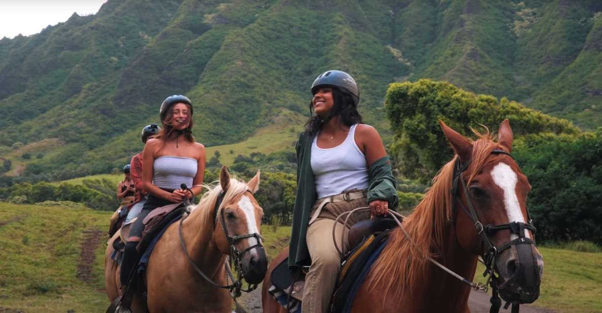 Oahu: Kualoa Hills and Valleys Horseback Riding Tour - Tour Inclusions and Requirements