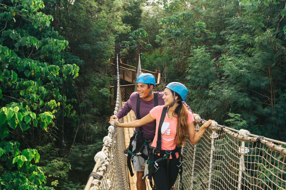 Oahu: North Shore Zip Line Adventure With Farm Tour - Traversing Sky Bridges and Boardwalks