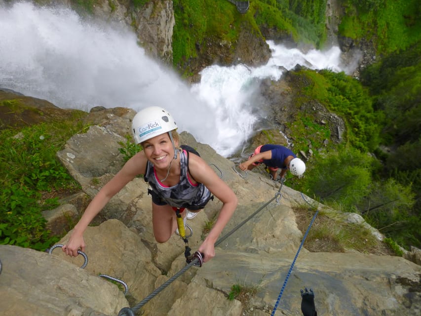 Ötztal: via Ferrata Climbing at Stuibenfall With Swimming - Included Services