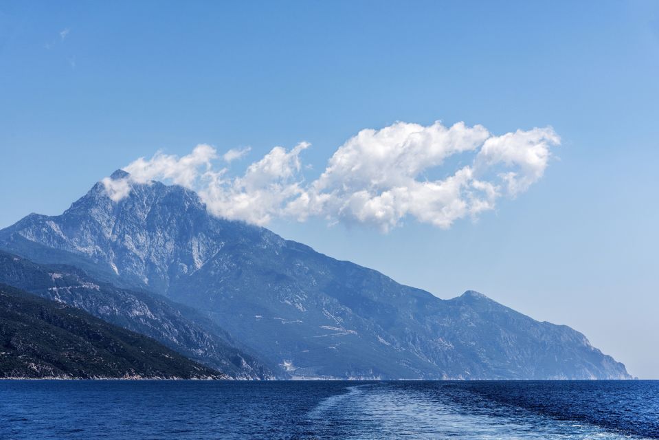 Ouranoupoli: Mt. Athos Monasteries Private Cruise - Boat and Amenities